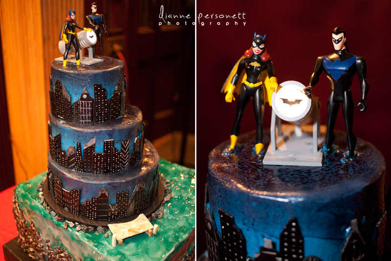 Illustration for article titled Batgirl and Nightwing's Wedding Shames All Other Geek Weddings